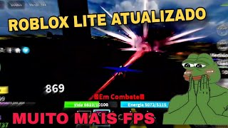 LANÇOU  ROBLOX LITE OTIMIZADO PARA CELULAR ANDROID FRACO  COMBO QBOOST  ROBLOX LITE [upl. by Pauiie]