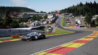 ACCAudi R8 LMS EVO Spa Francorchamps 227 lap [upl. by Miculek616]