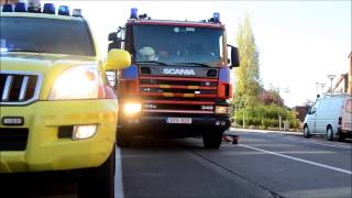 Brandweer Zaventem  Horizontale evacuatie [upl. by Nirtak]