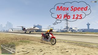 GTA 5 MOD Xe Xì Po 125cc vietnam Racing boy Chạy Đua Vs Máy Bay Phản Lực Và Cái Kết Cho hít khối [upl. by Fawnia]