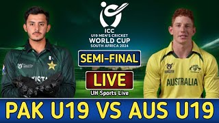 Live Pakistan U19 Vs Australia U19 U19 World Cup 2024  2nd SemiFinal Match Playing XI amp Pitch [upl. by Dagney540]