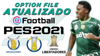 😱⚠️INCRÍVEL OPTION FILE GRÁTIS TEMPORADA 2024 para o PES 2021 [upl. by Rebah]