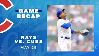 Game Highlights Marcus Stroman Tosses Complete Game Shutout in Cubs Win vs Rays  52923 [upl. by Hubbard]