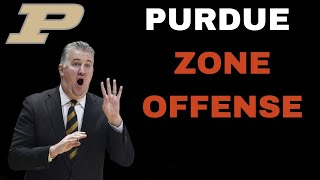 Purdue Zone Offense  Zone Playbook  Set Plays And Zone Motion [upl. by Eux28]