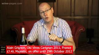 Alain Grignon Carignan Vieilles Vignes 2011 France wine review [upl. by Hanafee]