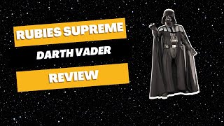 Star Wars  Rubies Supreme Darth Vader Costume Review [upl. by Hemminger]