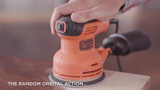 BLACKDECKER® 230W Random Orbital Sander [upl. by Ecerehs]