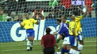 World Cup 1998  Final  France  Brazil  30  Highlights [upl. by Berliner328]