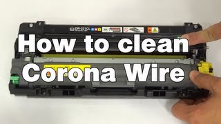 How to clean the corona wire  Brother MFC9130CW MFC9330CDW MFC9340CDW [upl. by Dove]