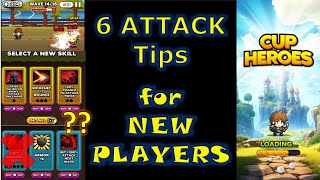 Cup Heroes 6 tips for BETTER ATTACK Comprehensive Attack GuideWalkthrough for NEW PLAYERS [upl. by Vorster]