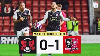 HIGHLIGHTS Leyton Orient 0 Exeter City 1 11024 EFL Sky Bet League One [upl. by Ellene965]