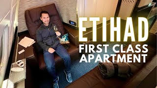 Etihad Airways First Class Apartment A380  London to Abu Dhabi [upl. by December327]