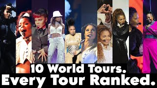 Ranking every JANET JACKSON Tour Including Together Again [upl. by Dnalerb]