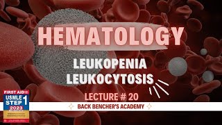 USMLE Step 1  Leukopenia Leukocytosis  Hematology  20  Pathoma in UrduHindi [upl. by Brubaker]