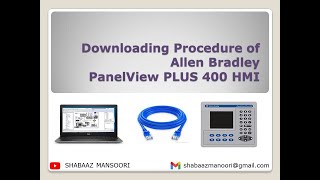 Download Backup of Allen Bradley PanelView PLUS 400 HMI procedure simautomation [upl. by Auoz]