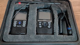 ICOM ID52e vs ID51e Zubehör und durch die Menüführung [upl. by Arodnahs72]