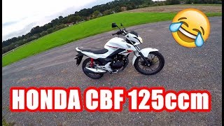 Honda CBF 125ccm Probefahrt [upl. by Eciral]