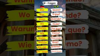 🇩🇪 WFragen auf Deutsch und ihre Bedeutung auf Portugiesisch 🇩🇪Aprender as quotWFragenquot é essencial [upl. by Nnaeilsel]