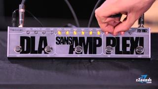 zZoundscom Tech 21 Fly Rig 5 SansAmp MultiEffect Pedal [upl. by Akemrej]