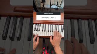 A Major Chord on Piano [upl. by Lefkowitz196]