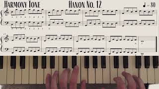 Hanon Exercise No 12 [upl. by Lebatsirc908]