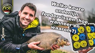 Welke keuze onderlijn feedervissen hoe wanneer en waarom [upl. by Vania]