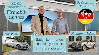 Prischok på luksusSUV 👀 Test af ny BMW i5 🤩 Se årets bil i Tyskland 🏆 Vintertips til elbil 🚙🥶 [upl. by Gardy]