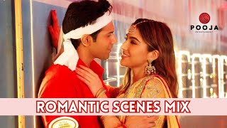 कुली नं 1 Romantic Scenes Mix  Part 2 [upl. by Yrrah]