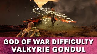 Valkyrie Gondul on Hardest Difficulty Give Me God of War Difficulty [upl. by Acinad]