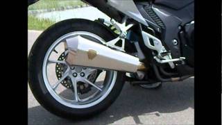 【オートバイ】ホンダVFR1200F用マフラー＜アールズギア＞ [upl. by Cnahc]