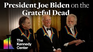 President Joe Biden on the Grateful Dead  2024 Kennedy Center Honors White House Reception [upl. by Analos]