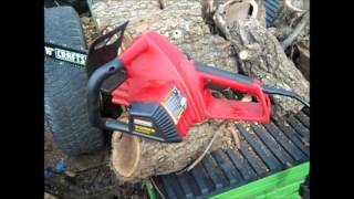 CRAFTSMAN 16 INCH ELECTRIC CHAIN SAW  Part 2 [upl. by Jerrine]