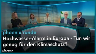 phoenix runde HochwasserAlarm in Europa  Tun wir genug für den Klimaschutz [upl. by Nohshan175]