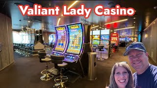 Valiant Lady Casino Tour  Virgin Voyages Valiant Lady Casino Tour [upl. by Cannice]