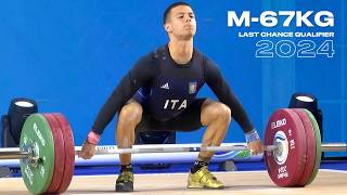 M67kg IWF World Cup 2024  Full Session [upl. by Aitnwahs]