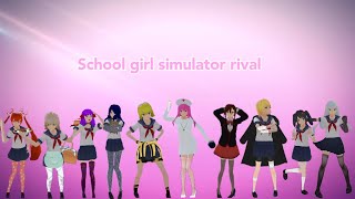 School girl simulator rival introductions [upl. by Ellerrad]