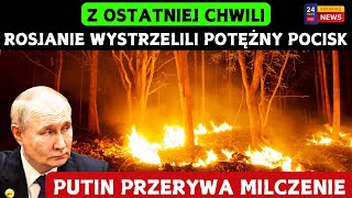 Rosjanie wystrzelili potężny pocisk Ogień na froncie Nowa broń robi przewagę WOJNA ROSJAUKRAINA [upl. by Hpejsoj]