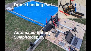 DIY Drone Landing Pad amp Automated Battery Swap Build  Part 3 [upl. by Yroffej603]