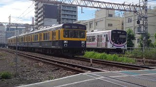 レア！？東急1000系1017fきになる電車蒲田～蓮沼間、1000系1522fいけたまハッピートレイン蒲田～矢口渡間通過 [upl. by Ailekahs]