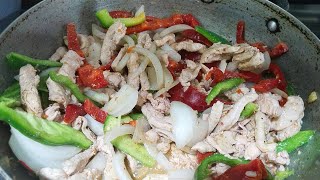 CHICKEN FAJITA RECIPEARABIC RECIPE CHICKEN FAJITAchickenfajita reels youtubeshort foodie [upl. by Yclek575]