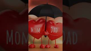 I love mom dad 🌹 love status mom❣️ytshorts shorts love [upl. by Lehplar647]