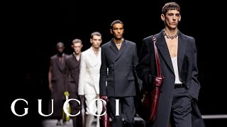 Gucci Mens Fall Winter 2024 Fashion Show [upl. by Arella359]