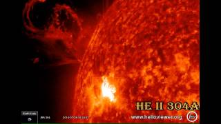 BREAKING NEWS M6 FLARE  8 JULY 2014 [upl. by Dareece]