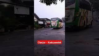 Bus Mulya Jaya Cianjur Kadupandak [upl. by Jamille4]