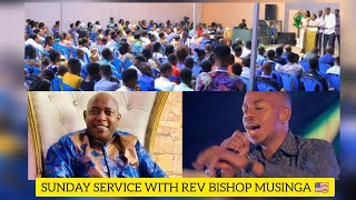 DRBISHOP MUSINGA AKIVA 🇺🇸🇺🇸 ATAMBIYE IMANA HAMWE NA BAYUMBE SUNDAY SERVICEUMUKUNGA BY BYINSHI [upl. by Lotsyrk]