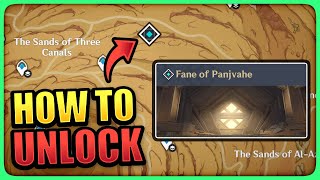 How to unlock quotFane of Panjvahequot Domain Puzzles Genshin Impact 34 Desert of Hadramaveth [upl. by Kleeman]