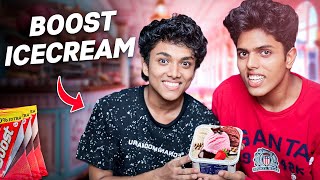 BOOST ICECREAM ഉണ്ടാക്കി പണി പാളി 🤣 [upl. by Paddie164]