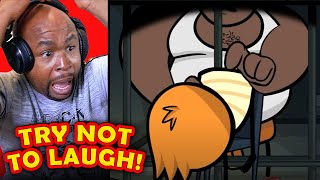 HE STEALING CHEEKS IN PRISON  Cyanide And Happiness Try Not To Laugh [upl. by Alym]