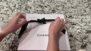 Chanel Unboxing  21C StoleScarf In Black [upl. by Elades]