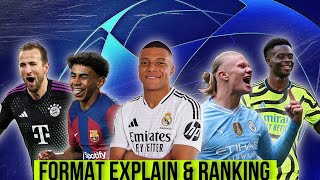 Champions League 202425 Top 10 Power Rankings amp New Format Explained [upl. by Esialb]